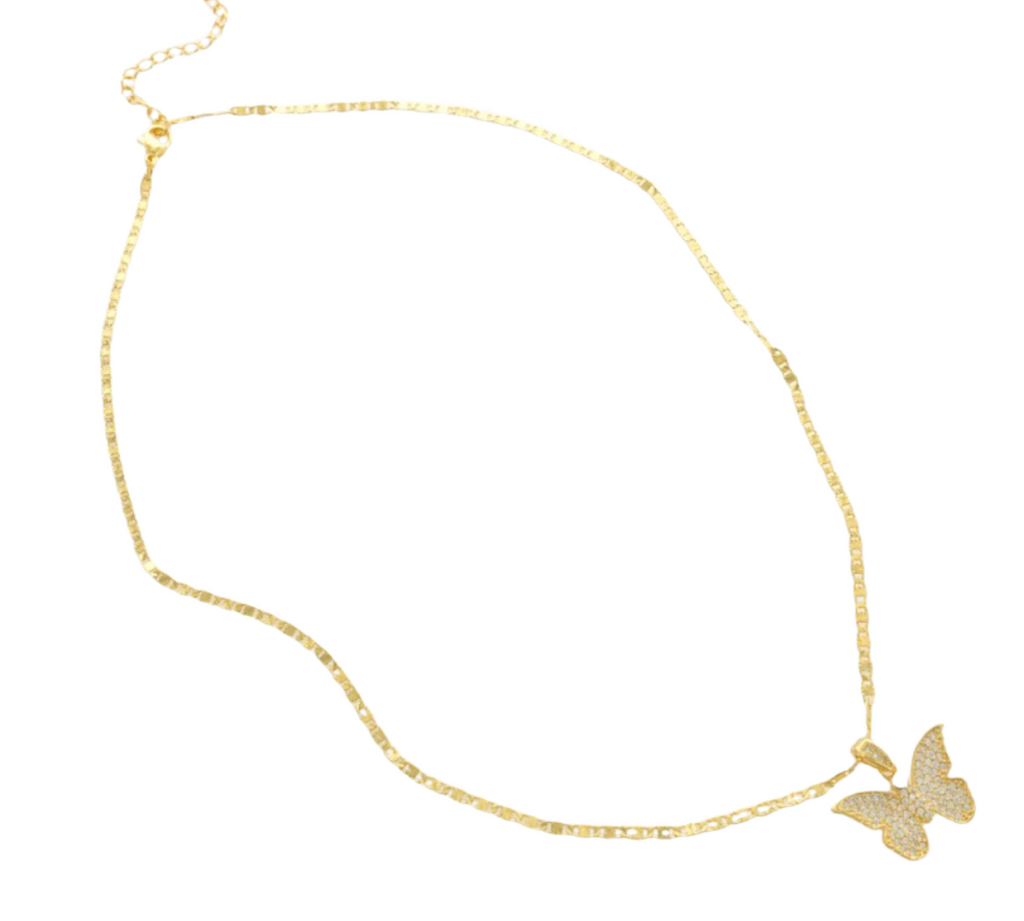 Simple Butterfly Necklace