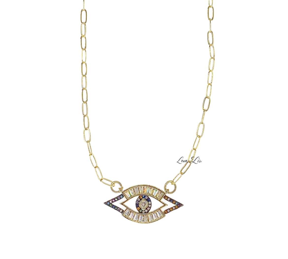 Elegant Evil Eye Necklace