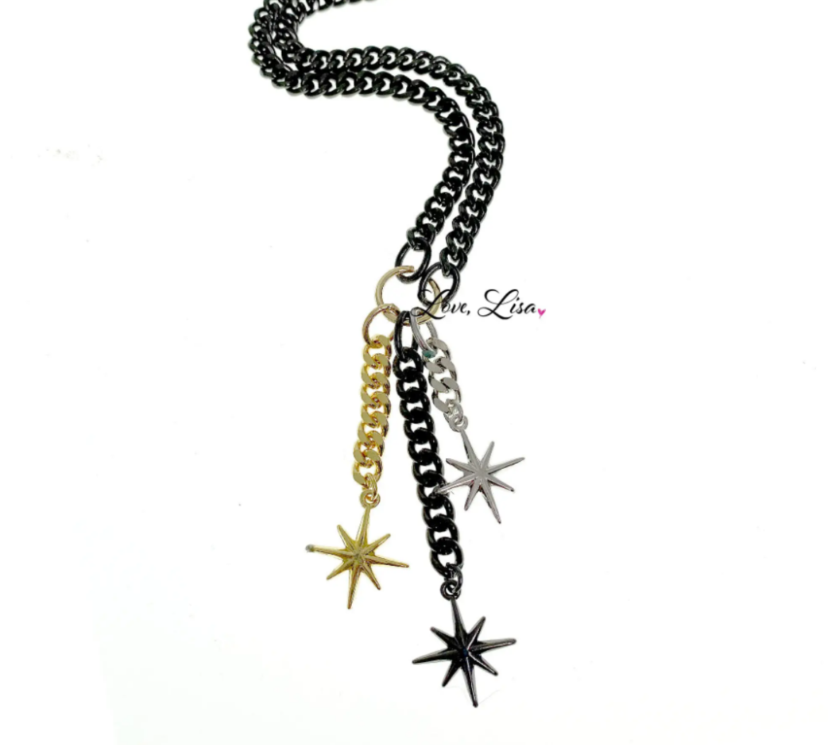 Sparkling Short Star Necklace
