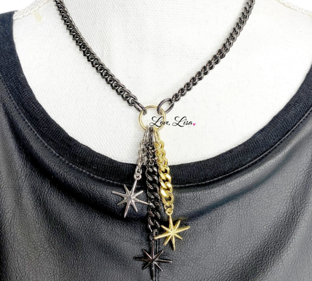 Sparkling Short Star Necklace