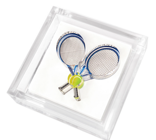 Clear Tennis Napkin Holder