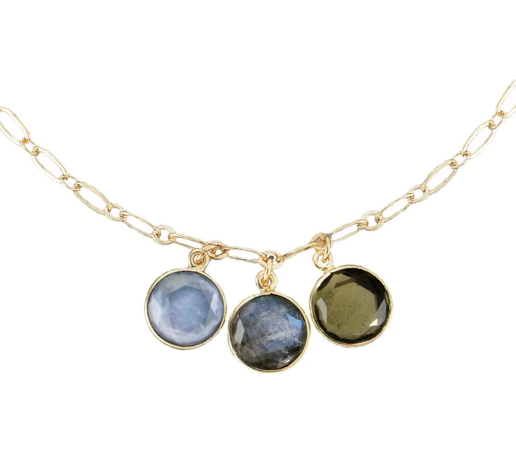 Jane Round Charm Necklace