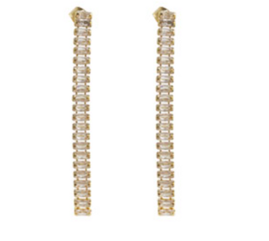 CZ Linear Earring