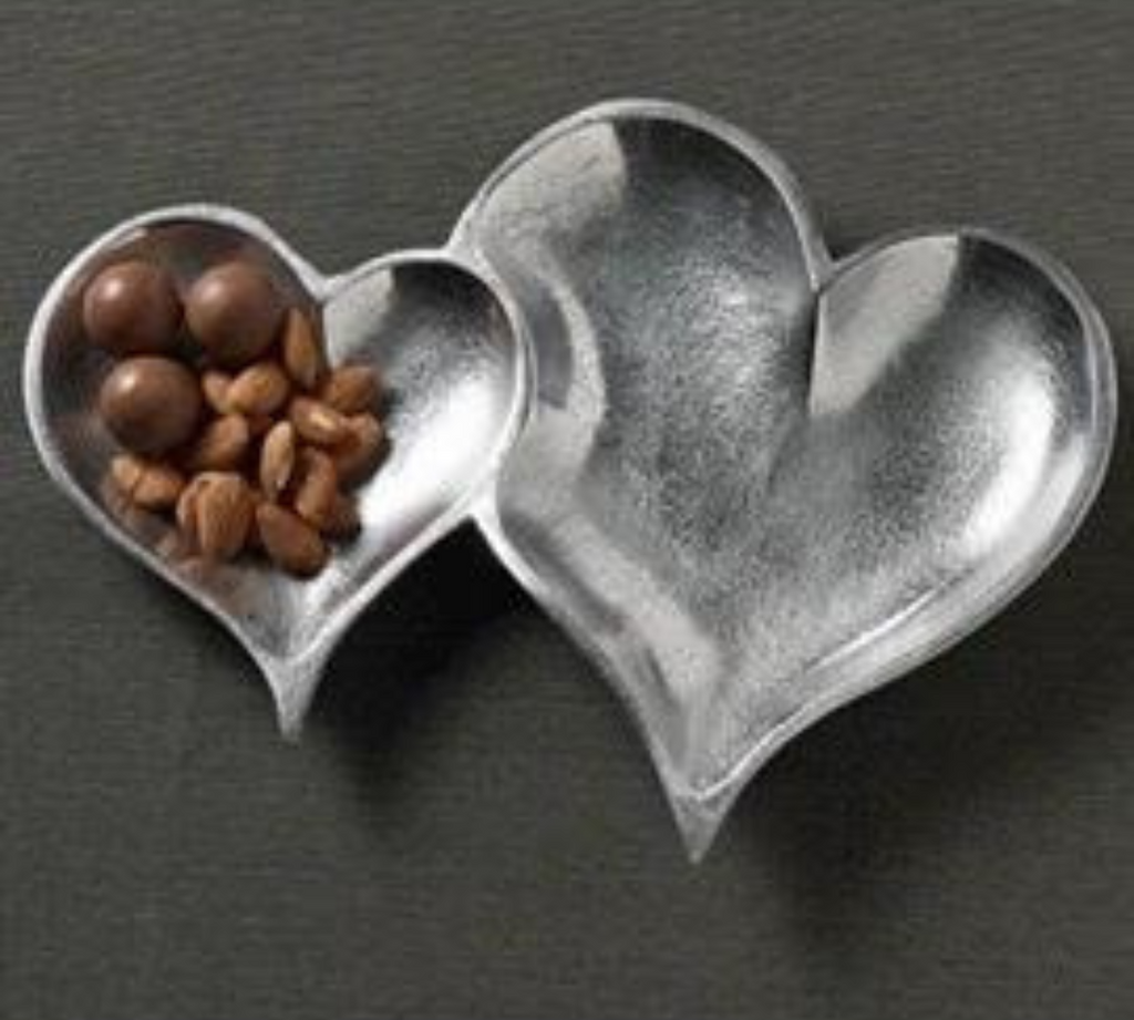 Two Section Heart Tray