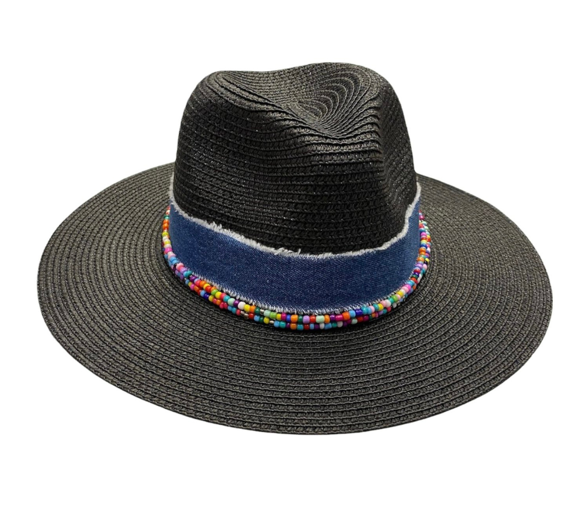 Sweet + Sunday Black Southampton Hat
