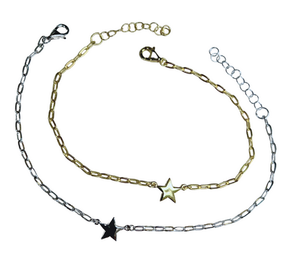 Simple Star Chain Bracelet