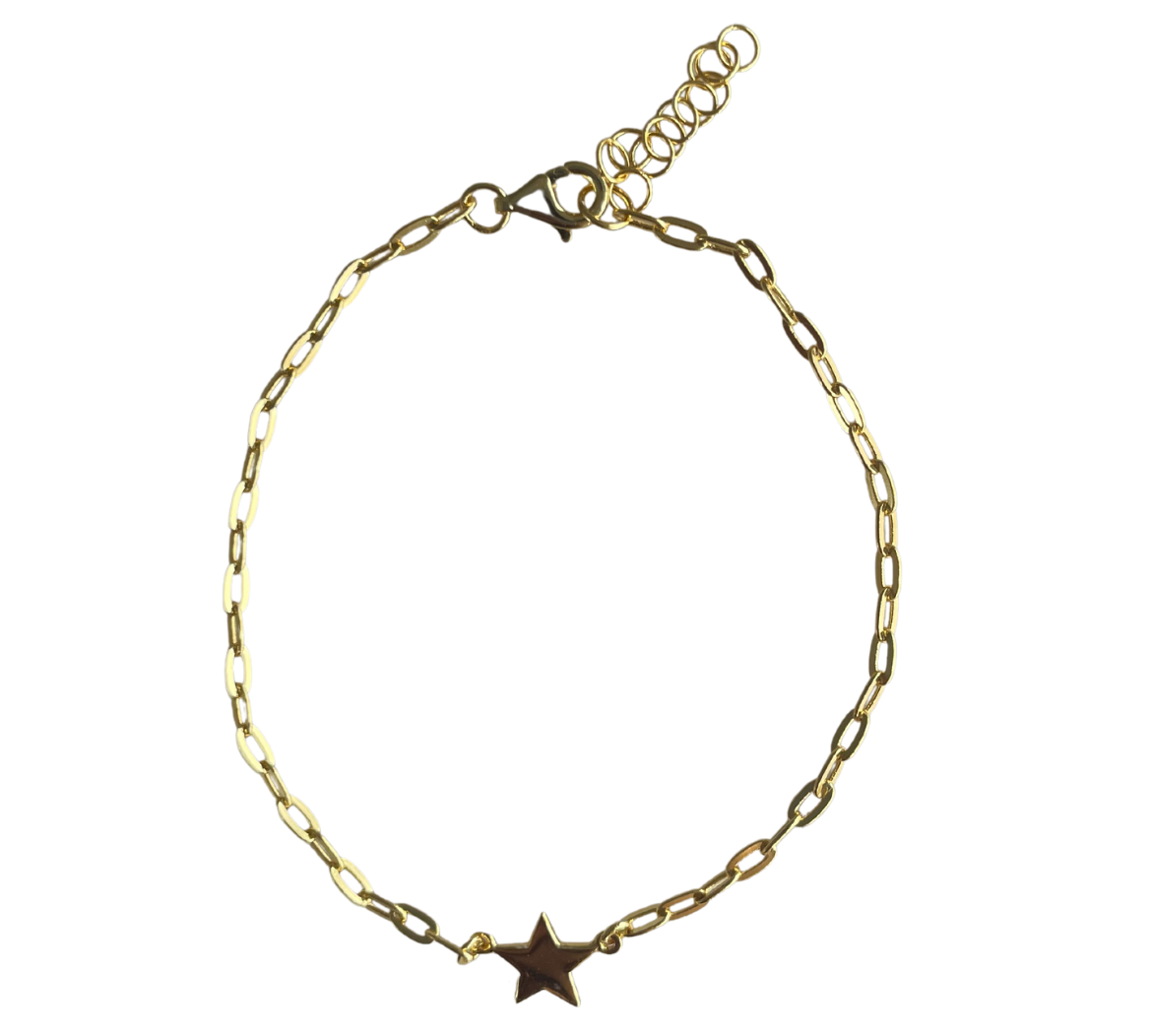 Simple Star Chain Bracelet