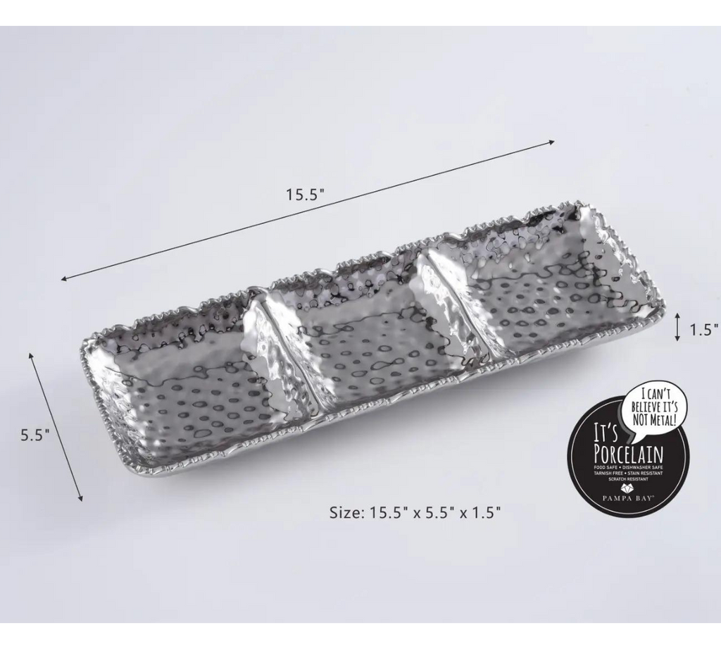 3 Section Serving Tray