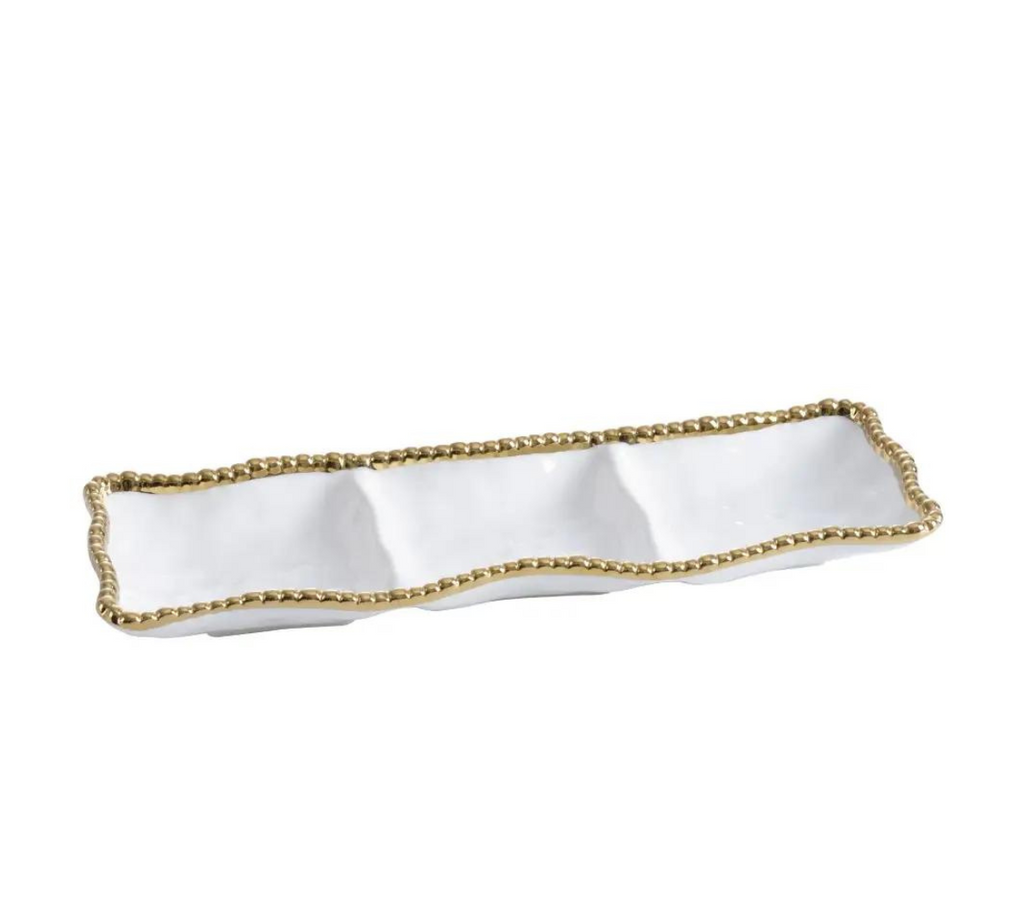 3 Section Serving Piece