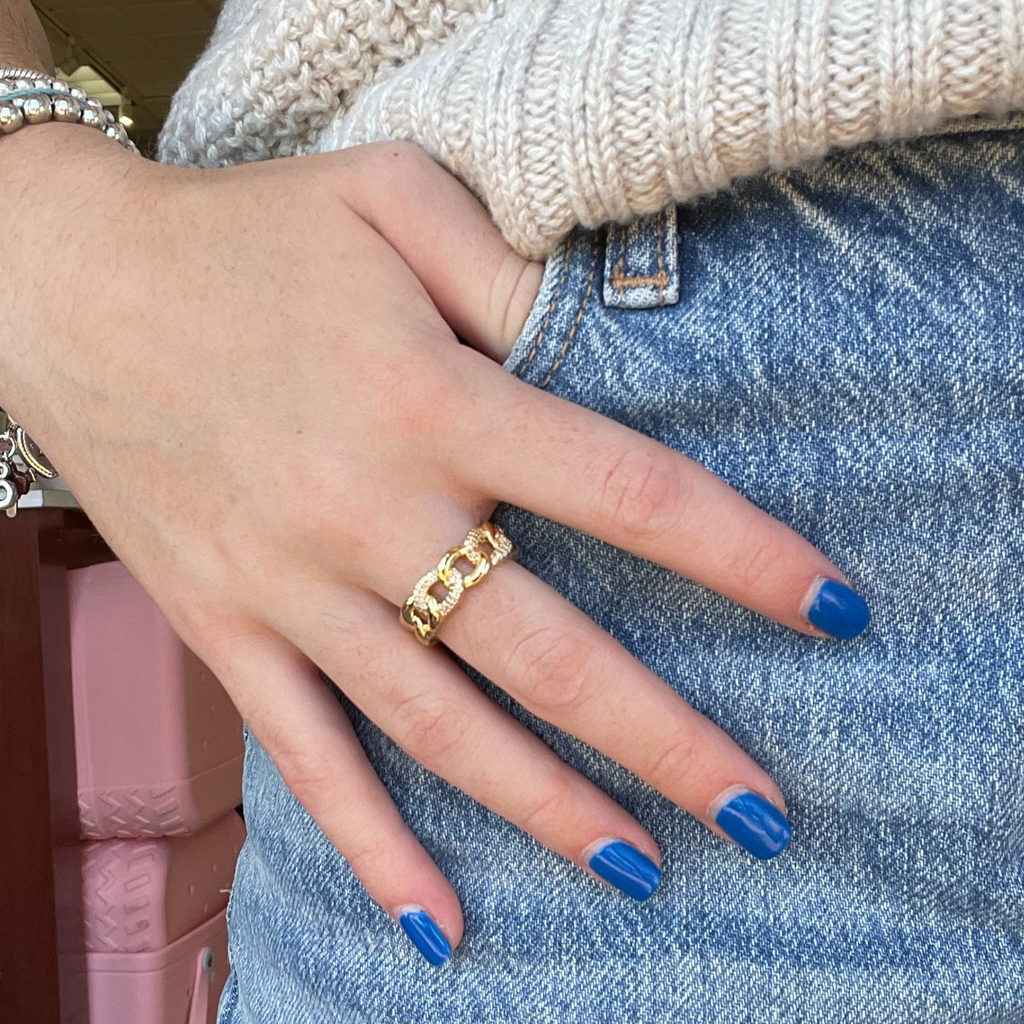 Cuban Dressy Link Ring