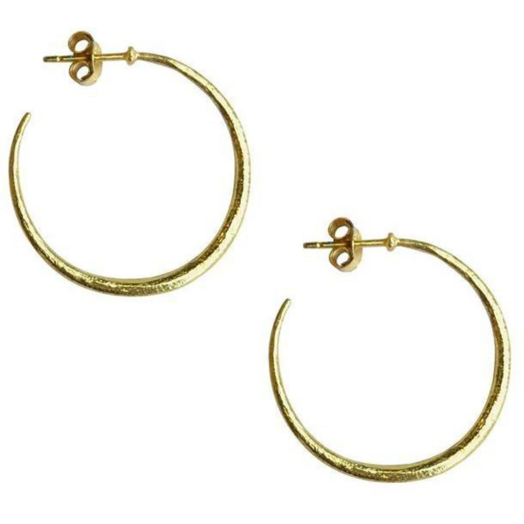 Brushed Open Hoops