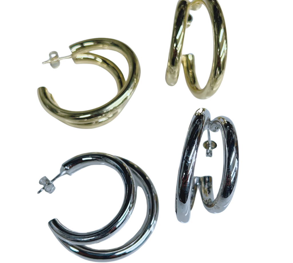 Double Small Hoop