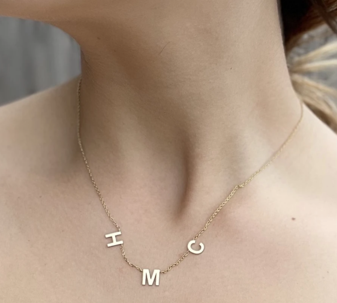 Customizable Initial Necklace