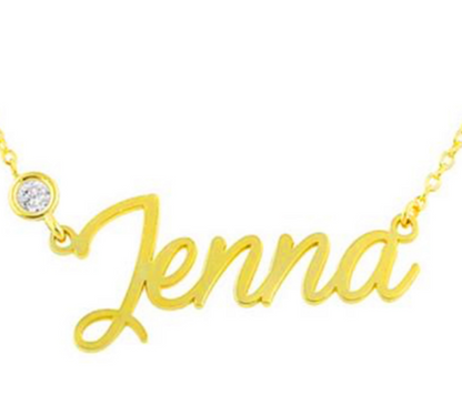 Script Name Necklace