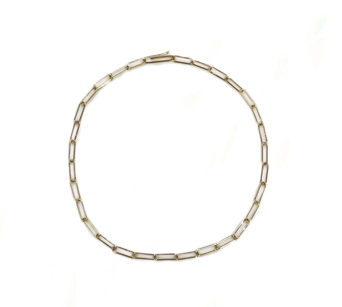 Gold Paperclip Choker