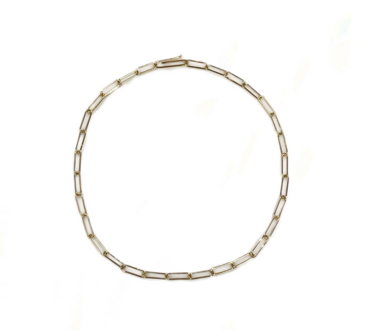 Gold Paperclip Choker