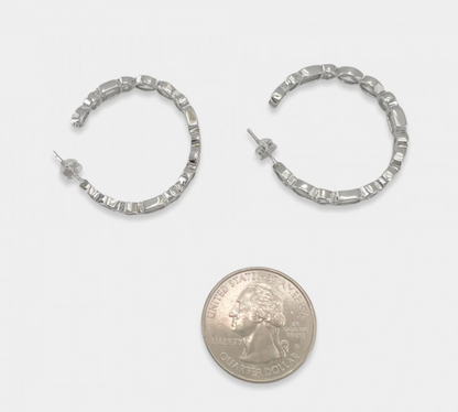 CZ Multi Stone Hoops
