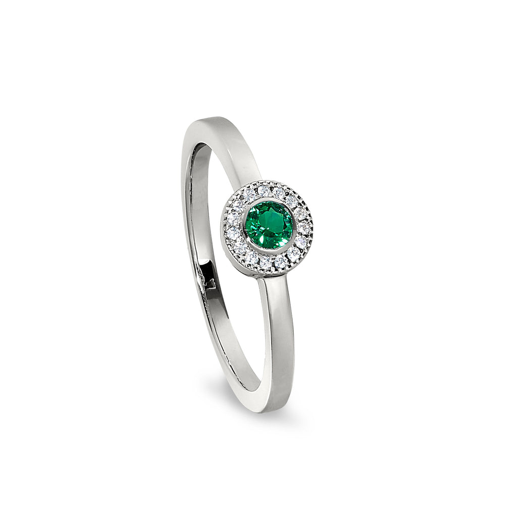 Emerald Birth Gem Ring