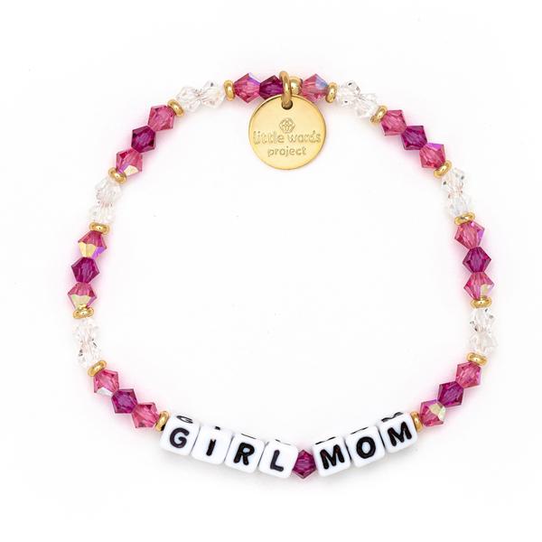 GIRL MOM Beaded Bracelet