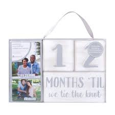 Wedding Countdown Milestone Blocks