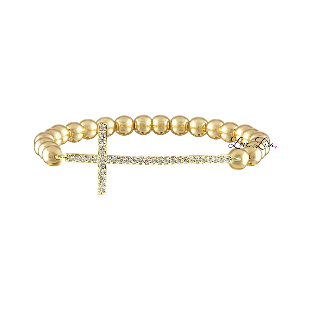 Lisa's Favorite Diamond Cross Bracelet