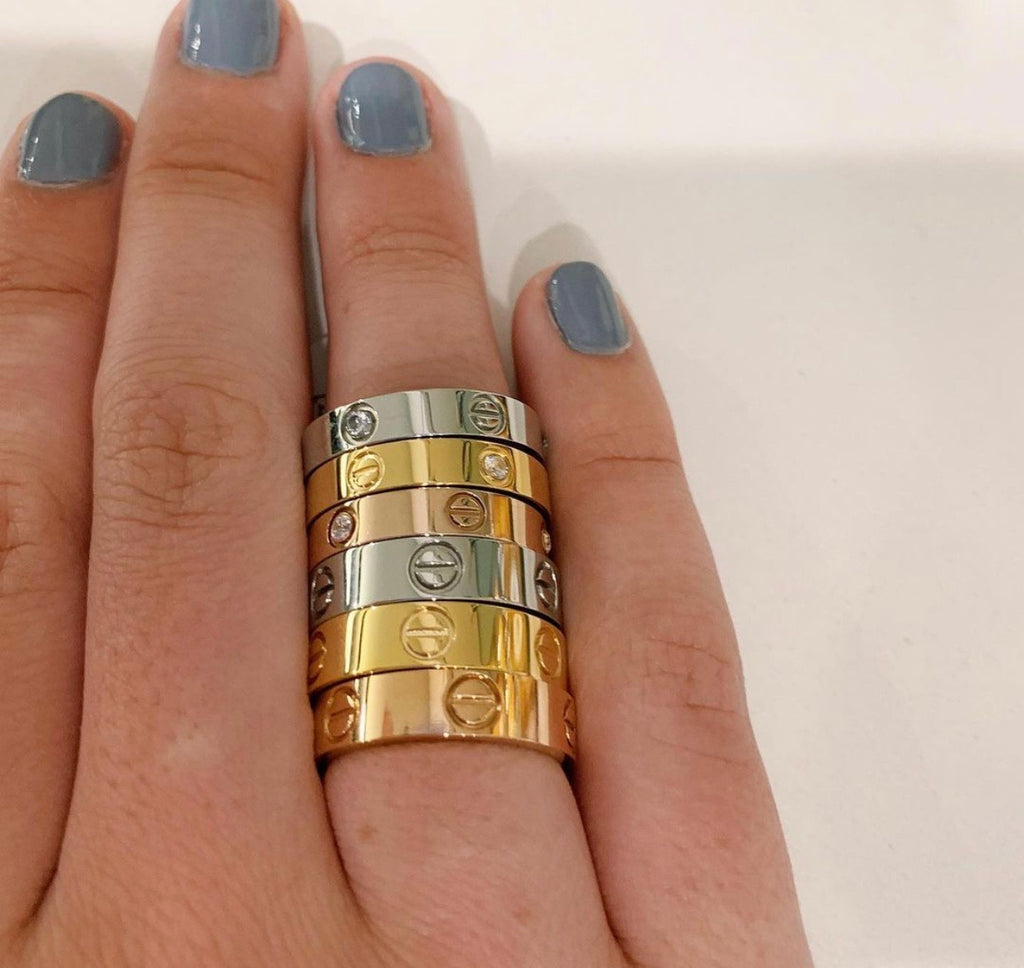 Designer Inspired Love Ring