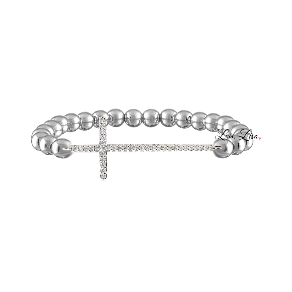 Lisa's Favorite Diamond Cross Bracelet