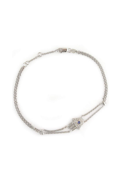 Hamsa Sapphire Bracelet