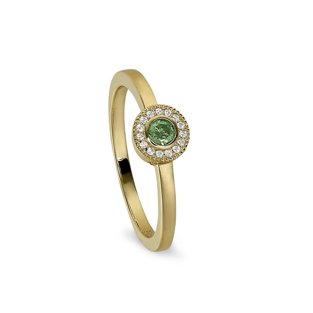 Peridot Birth Gem Ring