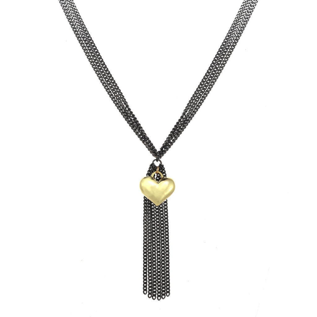 Sweetheart Fringe Necklace